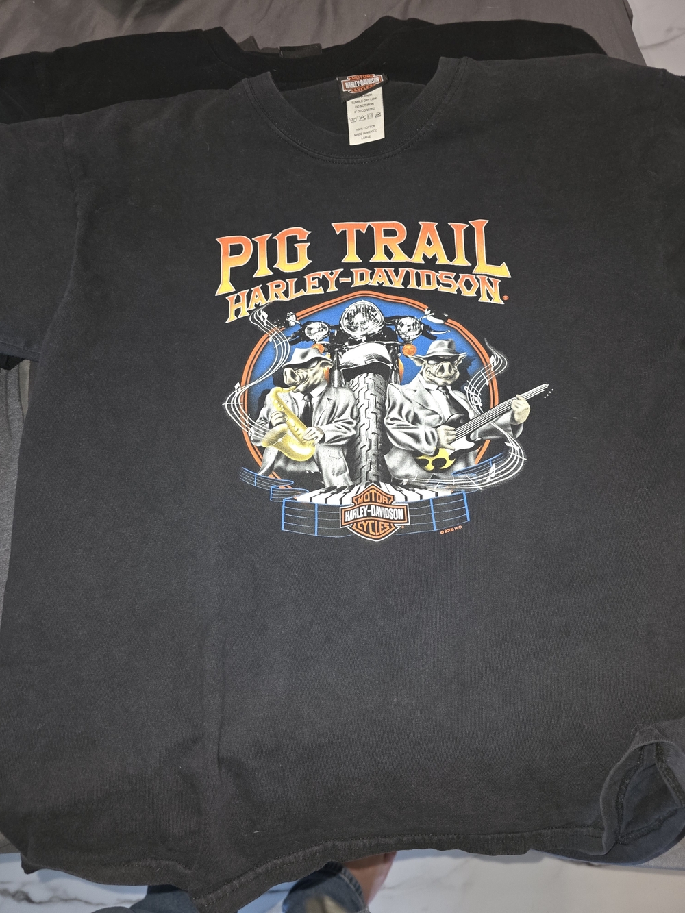 Harley Graphic Tees (LOT 13 SHIRTS) MENS LARGE - Picture 6 of 9